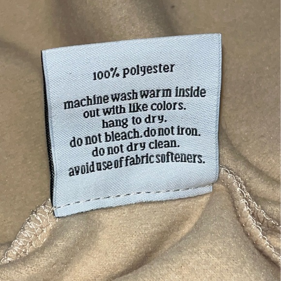 Dudley Stephens Carroll st top medium terry fleece beige oversized spring summer - Picture 11 of 11